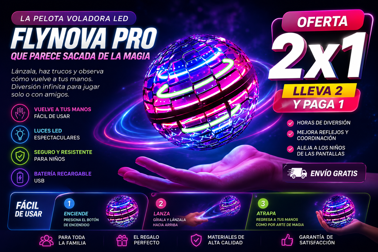 Pelota voladora- FlyNova